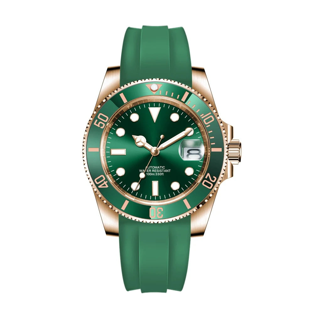 Luxury Diver-Style Automatic Watch – Multiple Colors & Case Options