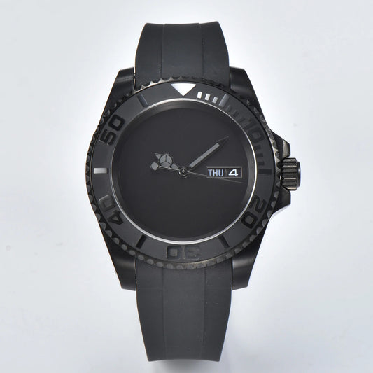 Stealth Blackout Automatic Watch – Bold. Minimal. Timeless.