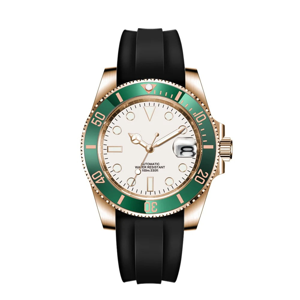 Luxury Diver-Style Automatic Watch – Multiple Colors & Case Options