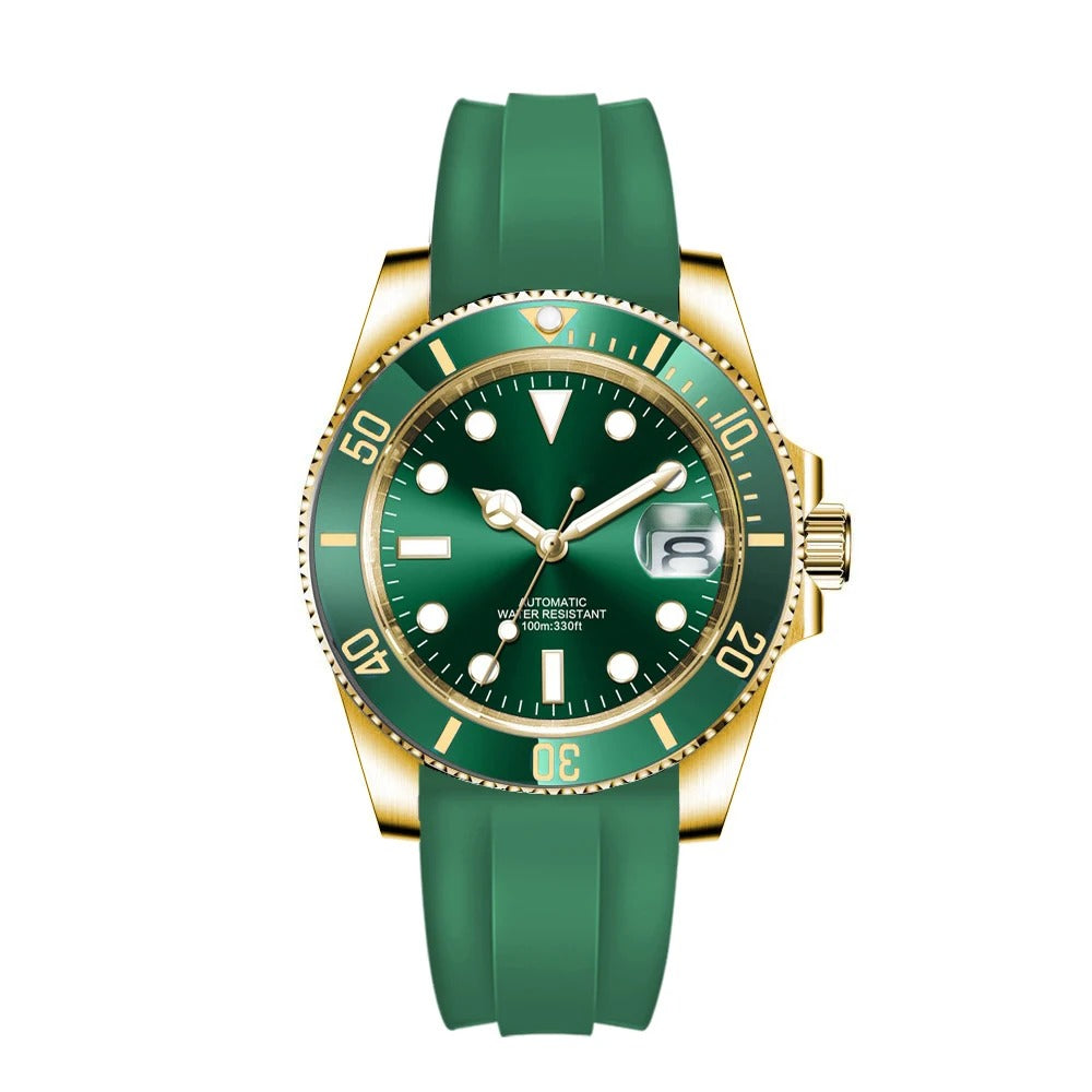 Luxury Diver-Style Automatic Watch – Multiple Colors & Case Options