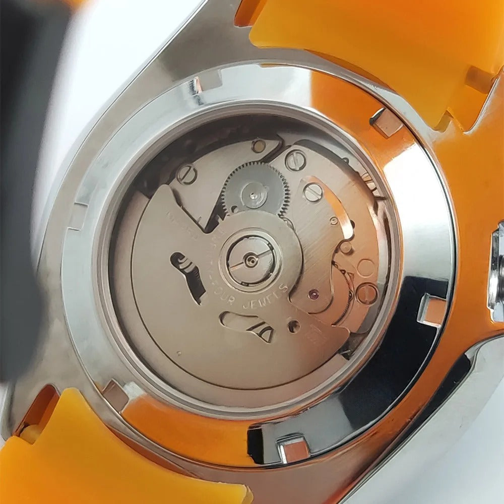 Marine Master Professional 300M Automatic Dive Watch – Orange Strap Edition